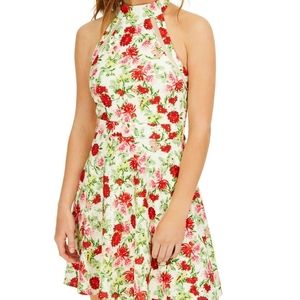 Teeze me Juniors floral print eyelit dress